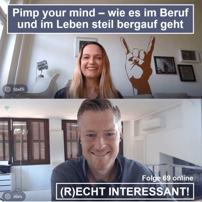 Stephi und Alex im Gespräch beim BRAK Podcast