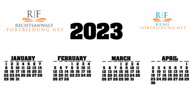 Fortbildungskalender 2023