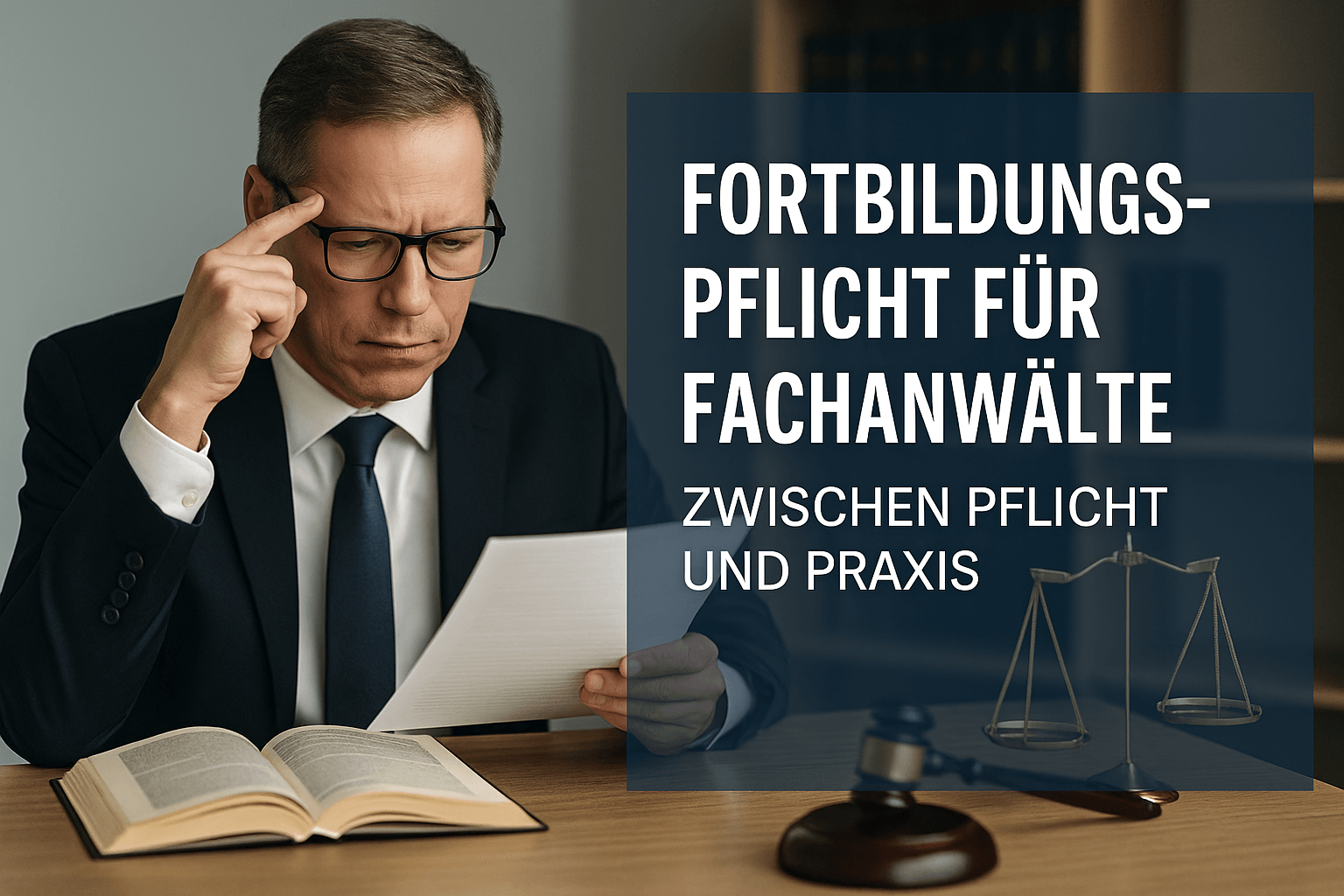 Fachanwaltsfortbildung - Zwischen Pflicht und Praxis