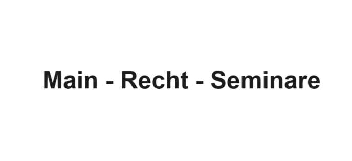 Main-Recht-Seminare